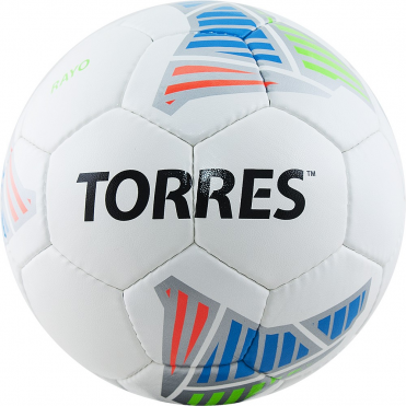 Мяч футбольный TORRES Rayo White F30715 размер 5 бело-мультиколор
